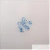 Свободные бриллианты 210/2, хорошее качество, высокая термостойкость, нано-драгоценные камни, огранка, круглая 0,8-2,2 мм, средний опал, небесно-голубой, синтетический Dhgarden Dh1Xc