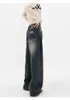 Jeans pour femmes 2023 Modèle Mode Femmes Harajuku Y2K Large Jambe Lâche Casual Denim Cargo Pantalon Version Coréenne Pantalon Long Marée