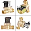 G1/2'' Brass electric solenoid valve N/C 12v 24v 220v G3/4'' Water Air Inlet Flow Switch for solar water heater valve