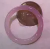 Chalcedony Agate Jade Bangle Round Bar Jadeite Bangle Purple Pink Jade for Woman Gift -armband