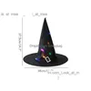 Other Festive Party Supplies Meidding Halloween Decoration For Home Garden Witch Hat Light Led Glowing Decor Outdoor Y0730 Drop Delive Dhrhg