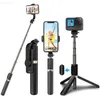 Selfie Monopods Selfie Monopods Q03 Stick Mini telefon komórkowy stojak na zewnątrz zdjęcie bezprzewodowe aluminium L230912