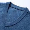 Suéteres para hombres 9 colores Hombres Chaleco de punto de lana gruesa Estilo clásico Moda de negocios Color sólido Sin mangas Formal Masculino Jersey Ropa de marca 230912