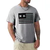 Herrpolos 3d barnbarn Double X Flag T-shirt anime hippie kläder anpassad t-shirt för män