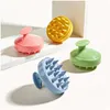 Party Favor Hair Shampoo Brush Heeta Scalp Care Hairs Brushes With Soft Sile Masr Customizable Printing Drop Delivery Home Garden Fe Otiq7