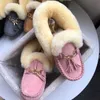 2023 Bottes de créateurs Australie Glands Femmes Pantoufles d'hiver Classique WGG Pois Botte de neige en peluche cheville courte mini fourrure graine de moutarde femme uggslies tasman tazz bottillons