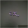 Loose Diamonds 267 Good Quality High Temperature Resistance Nano Gems Facet Round 0.8-2.2Mm Very Dark Opal Purple Blue Synth Dhgarden Dh2Zn