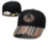 Najnowszy klasyczny designerski ball czapki męskie czapka golfowa unisex regulowana czapka literowa podróż sport Casquette najwyższa jakość słynna haft baseballowy czapka Bu4