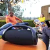 Przenośne zewnętrzne Bluetooth Boombox IPX7 Waterproof Wireless 3D HiFi Bass Handfree Music Sound Subwoofery stereo z pudełkiem detalicznym HKD230912