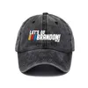 قبعات الكرة دعنا نذهب إلى Brandon Baseball Cap تخصيص FJB ترامب مؤيد Rally Parade Cotton Hat قبعة عرضية X0912