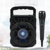 3 tum mini bärbar trådlös Bluetooth -högtalare BT Woofer Subwoof utomhushögtalarkort Mini -kort