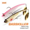 Baits Lures Kingdom PreRigged 52 g 200 mm Jid Head Soft Fishing Paddle Tail Swimbaits für Bass Sinking Lure 230912