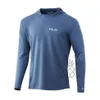 Chemises d'extérieur HUK sweat à capuche de pêche hommes à manches longues Protection UV hauts porter UPF 50 Performance t-shirt sweat été 220923300g