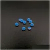 Loose Diamonds 241 Good Quality High Temperature Resistance Nano Gems Facet Round 2.25-3.0Mm Dark Opal Sky Blue Synthetic St Dhgarden Dh67B