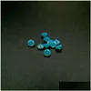 Loose Diamonds 231 High Temperature Resistance Nano Gems Facet Round 2.25-3.0Mm Very Dark Opal Aquamarine Greenish Blue Synt Dhgarden Dh1A8