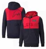 Andere Bekleidung 2023 F1 Jacke Hoodie Formel 1 Rennanzug Hoodies Fahrer Reißverschluss Sweatshirt Lässige Auto Winddichte Jacke Outdoor Motocross x0912