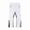 galleriesy pant designer pants dept letter print denim straight sweatpants speckled letter 0032