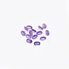 Lose Edelsteine, 50 Stück/Lot, dunkelviolett, 3 x 4–4 x 6 mm, oval, brillanter Facettenschliff, 100 % authentischer natürlicher Amethyst-Kristall, hohe Qualität, Dhgarden Dhpps