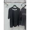 Camisetas de diseñador Balenciga Sudaderas con capucha Sudaderas para hombres Escote alto Hilo Letra Bordado Cómodo Suelto Hombro de moda para mujer Camiseta de manga corta B45M