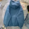 Sweats à capuche pour femmes Sweatshirts Automne Hiver Manteau Rose Doux À Capuche Désolé Imprimer Harajuku Lâche Poche À Capuche Femmes Polaire Flanelle Pull Femme Sweat 230911