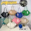 Designer Arco Botegss Ventss Tote bags for women online store 2023 New Rainbow Shoulder Bag Women's Fashion Simple and Casual Handheld Cute With Real Logo