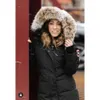 Designer canadense ganso meados de comprimento versão puffer para baixo jaqueta das mulheres para baixo parkas inverno grosso casacos quentes das mulheres à prova de vento streetwear 432 157