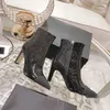 designer Luxury boot ladys sexy fashion comfort Waterproof High-heeled shoes