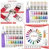 Keychains Lanyards 60 Pcs Key Fob Hardware Set Include 20 Wristlet With Keyring And Keychain Tassel Swivel Snap Hook Drop Delivery Fas Dhmb2