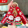 Mengxu Leuke cartoon sleutelhanger Kerstsneeuwman sleutelhanger auto hanger boekentassen hangende sieraden klein geschenk groothandel