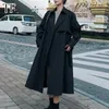 Kvinnors dike rockar Autumn Coat Single Breasted Long Khaki för kvinnor Casual Loose Jackets Classic Lapel Overcoat Belt Streetwear 230912