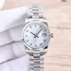 Designer Watch Rolaxs Mechanical Automatic Ladies Witches Fullt 31mm 28mm rostfritt stål Strap Diamond Wristwatch Waterpr