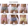 Underpants Sexy Men Boxers Male Underwear Breathable Panties See-through Sheer Mesh Pouch Shorts Trunks Cueca Tanga Comfortable