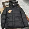 Piumino da uomo Cappotto firmato Giacche invernali con cappuccio Abbigliamento impermeabile Piumino Parka Giacca a vento Zip Cappotto da donna Lettera Bl Lb4b