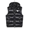 Petto NFC Badge Gilet da uomo Gilet con cerniera circolare Cappello staccabile da uomo Gilet invernale con cappuccio Piumino con cappuccio Taglia asiatica M - 3XL276K