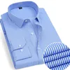 Koszulki męskie sukienki biznesowe koszula męskie jesienne wiosna wiosna moda solidne swobodne białe biuro robocze proste podstawowe marka man odzież 2309912
