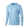 Camisas al aire libre HUK pesca con capucha hombres manga larga protección UV Tops desgaste UPF 50 rendimiento camiseta sudadera verano 220923300g