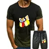 Herr t -skjortor aggretsuko casual skjorta manlig rolig kawaii anime harajuku streetwear högkvalitativ sommar vit tshirt plus storlek