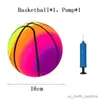 Спортивные игрушки 2 шт. Набор спортивных мячей 1 надувной баскетбольный футбольный волейбольный мяч с одним надувным насосом для детей Лучшие подарки для детей R230912