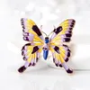 Broches Emaille Vlinder Voor Vrouwen Kleding Badges Herfst Leuke Insect Broche Pins Mode-sieraden
