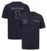 Andere Bekleidung 2023 Neuer F1-Teamanzug Herren Kurzarm-T-Shirt Rundhalssport Schnelltrocknender Rennanzug x0912