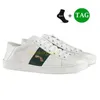 10a Designer Buty Ace Sneakers Women Bee Stars Snake Haftowe pszczoły platforma But z nadrukiem skórzany biały zespół beżowy płótno klasyczne luksusowe mężczyźni kobiety swobodny stojak