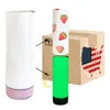 Ready to ship warehouse blank sublimation double walled stainless steel vacuum insulated 20oz glow speaker Smart music tumbler mix 5 colors with lids 25pcs/case