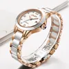 Armbandsur Sunkta Fashion Women Watches Rose Gold Ladies Armband Reloj Mujer 2023 Creative Waterproof Quartz för 230911