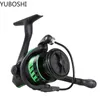 Vliegvissen Reels2 Yuboshi Spinning Reel Aluminium Spoel Max Drag 10Kg 20007000 Serie Zoutwater Zoetwater Spoel 230912