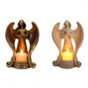 Candle Holders Angel Statue Tealight Holder Vintage Light Memorial Gifts For Home Wedding Church2564