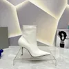 Top qualit Witch Ankle Boots Pointed toe Stiletto heels Calfskin Leather sole For women' luxury designer Fashion party shoes factory footwear size 35-41 with box