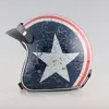 Motorcycle Helmets Vintage 3/4 Open Face Helmet Casco Moto Jet Retro DOT Certified Cruiser Scooter Casque For Men