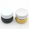 1Oz/30ml Aluminum Cosmetic Bottle Screw Lid Round Aluminium Jar Cans Makeup Empty Lip Balm Cosmetics Container Ktfal