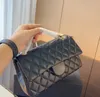 Mody CF Designer Torby torebka Wysokiej jakości skórzane torby kawiarowe Łańcuch Kobiet Kobiet Clutch Flape Quild Crossbody Torby na ramię luksusowy portfel WOC TOTE Bag torebka