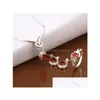 Wedding Jewelry Sets High Grade 925 Sterling Sier Animal Set - Red Jewelry Sets Dfmss599 Brand New Factory Direct Sale Wedding Necklac Dhzkt